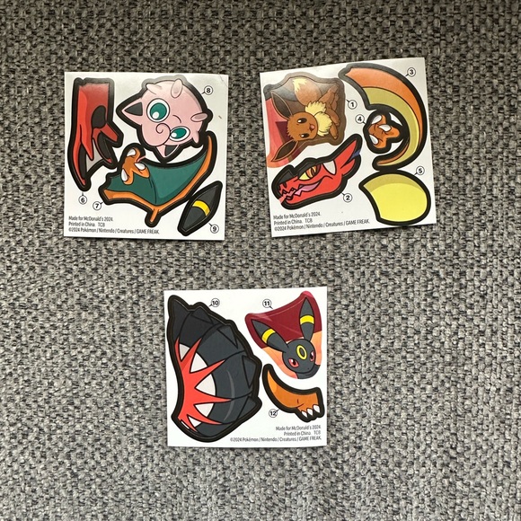 🎉HP🎉 2025 McDonald’s Pokémon #6 Jigglypuff Sticker Sheet & Trading Card Pack - Picture 7 of 7